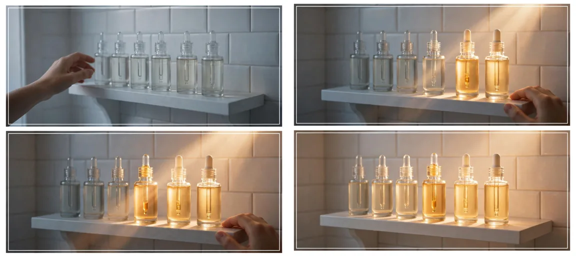 Storyboard: Beauty Shelf & Product Flat-Lay Moments — Ultra Master Prompt (Veo 8S)