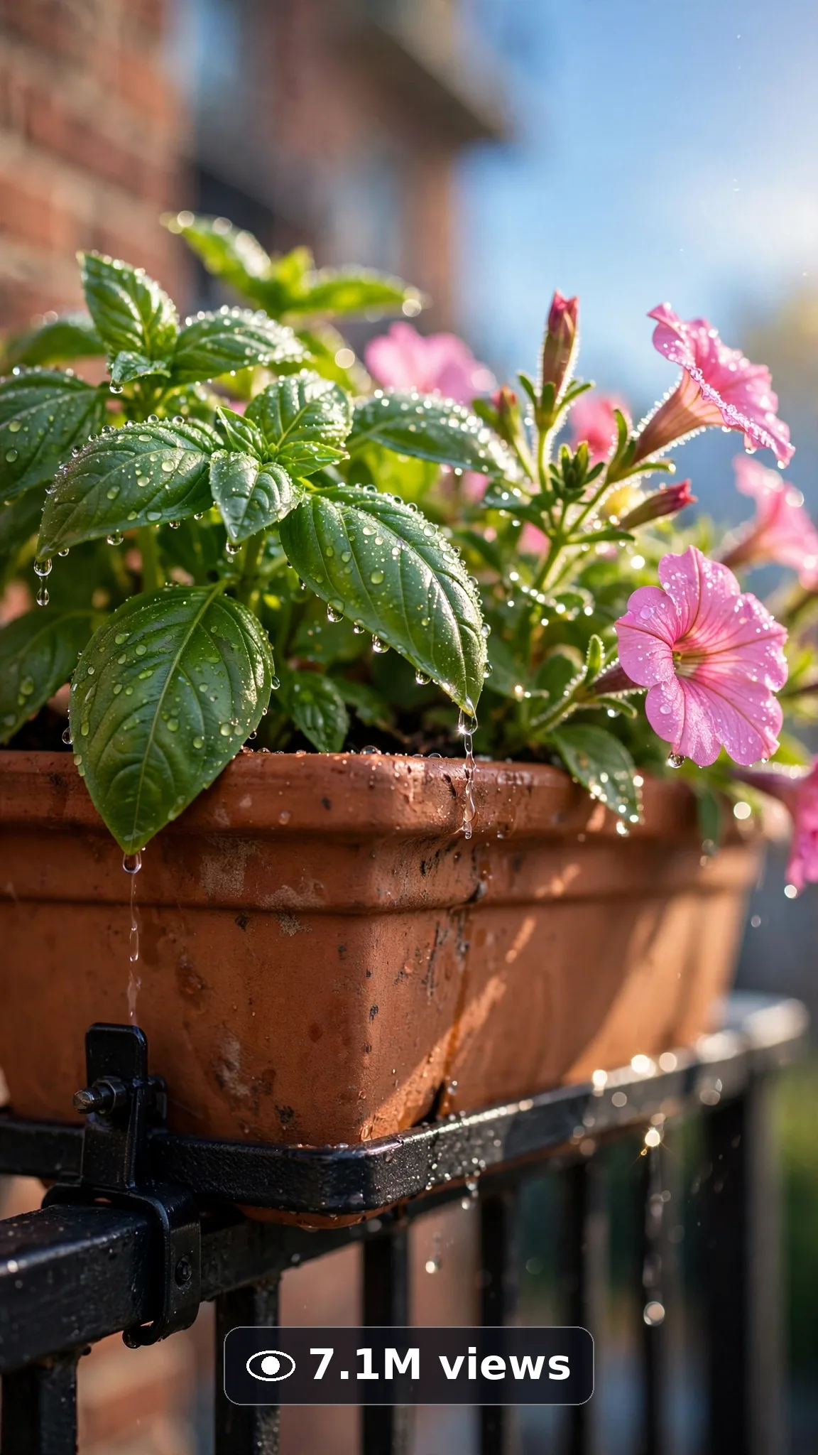 Balcony Herb & Flower Rail Planters — Ultra Master Prompt (Veo 8S) views