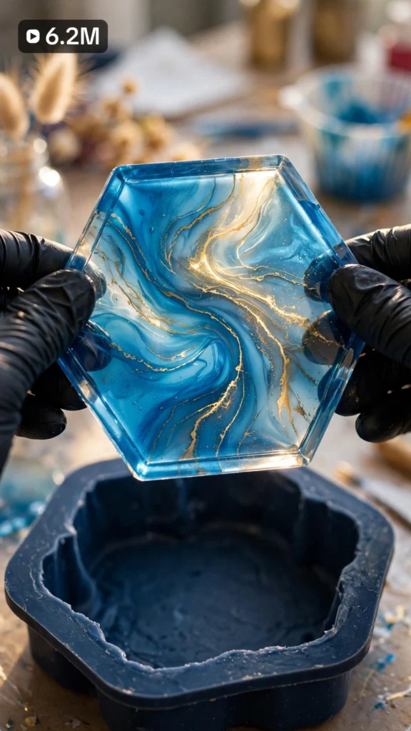 Viral Usa Resin Art + Jewelry Making — Ultra Master Prompt (Veo 10S) — viral video reference