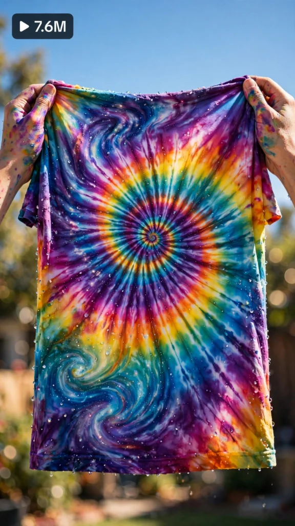 Viral Usa Ice Dye + Tie-Dye Fashion Video System — Ultra Master Prompt (Veo 10S) — viral video reference