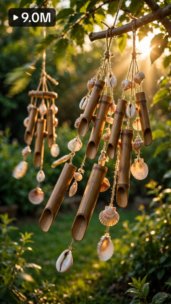 Viral Usa Wind Chime + Garden Sound Decor Video System — Ultra Master Prompt (Veo 10S) — viral video reference